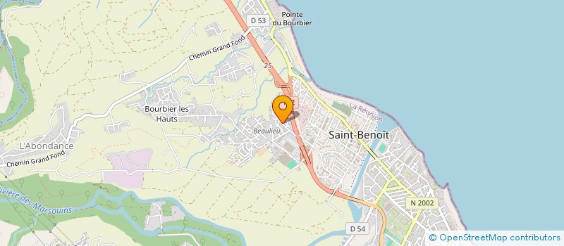 localisation de l'entreprise MONSIEUR JACQUES BEGUE à SAINT-BENOIT