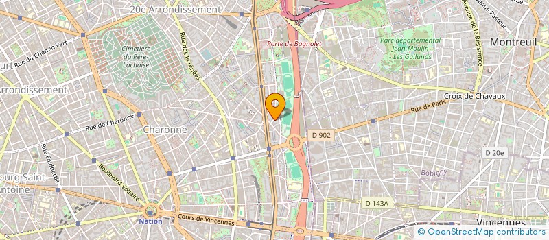 localisation de l'entreprise MONSIEUR JACQUES BEGUIRET  PARIS