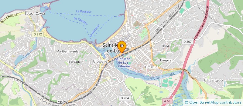 localisation de l'entreprise MONSIEUR JACQUES BEIGBEDER  SAINT-JEAN-DE-LUZ