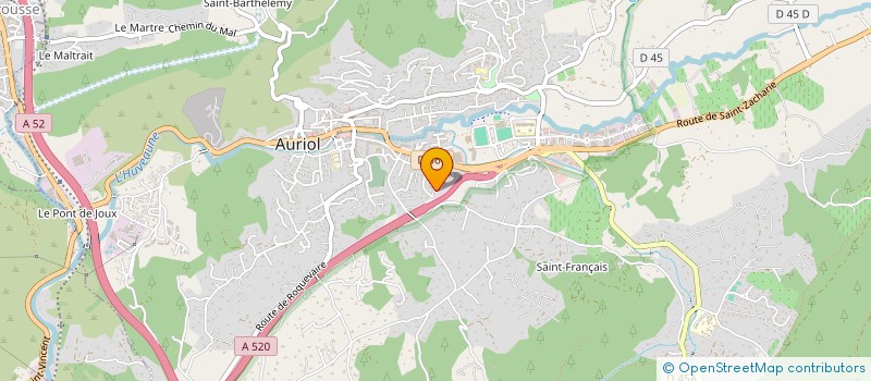 localisation de l'entreprise MONSIEUR JACQUES BELLANCA  AURIOL