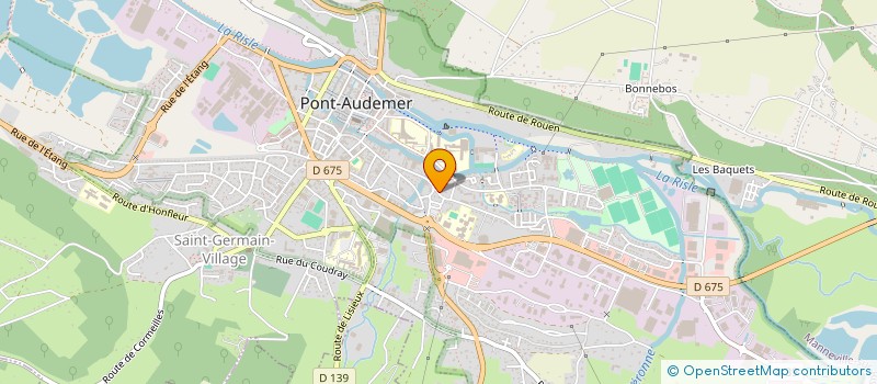 localisation de l'entreprise MONSIEUR JACQUES BELLANGER à PONT-AUDEMER
