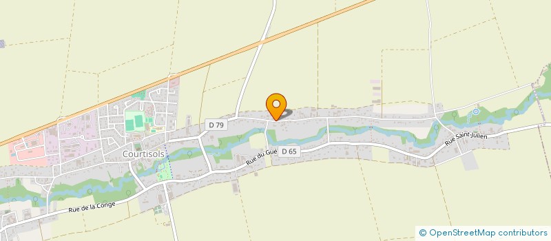 localisation de l'entreprise MONSIEUR JACQUES BELLET  COURTISOLS