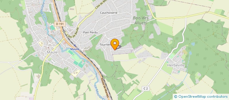 localisation de l'entreprise MONSIEUR JACQUES BELLETTI à MAULE