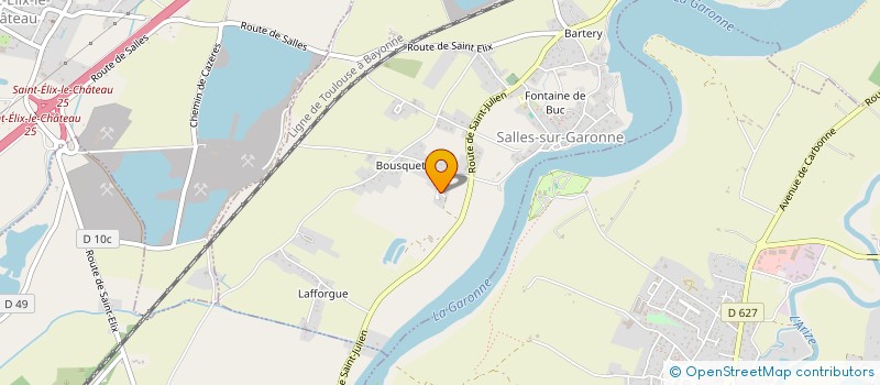 localisation de l'entreprise MONSIEUR JACQUES BELTRAN à SALLES SUR GARONNE