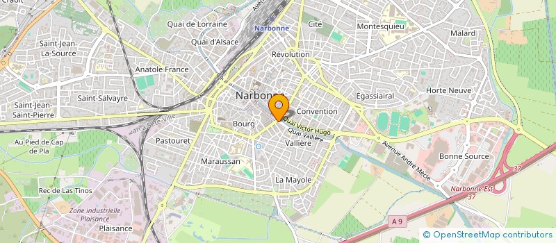 localisation de l'entreprise MONSIEUR JACQUES BEN ACHOUIL à NARBONNE