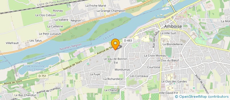 localisation de l'entreprise MONSIEUR JACQUES BEN-DAYAN à AMBOISE