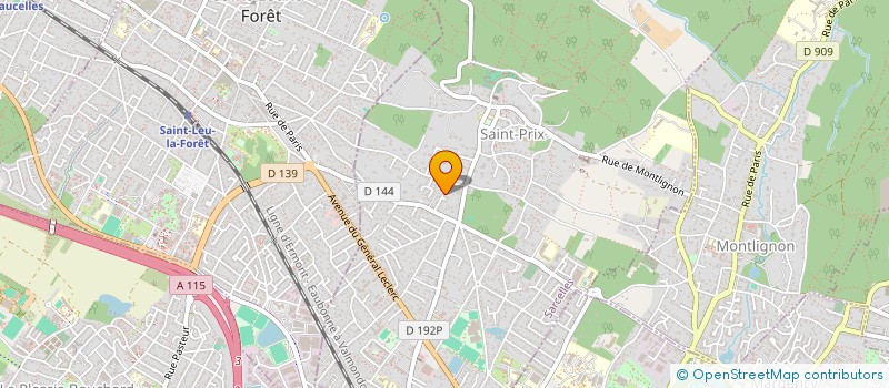 localisation de l'entreprise MONSIEUR JACQUES BEN HAIM à SAINT-PRIX