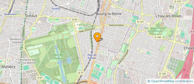 localisation de l'entreprise MONSIEUR JACQUES BENAICHE à SCEAUX