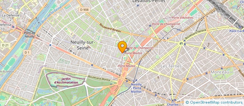 localisation de l'entreprise MONSIEUR JACQUES BENARD à NEUILLY-SUR-SEINE