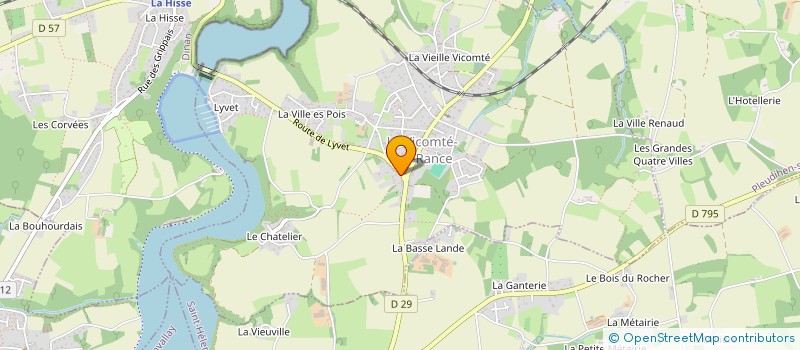 localisation de l'entreprise MONSIEUR JACQUES BENATRE à LA VICOMTE-SUR-RANCE