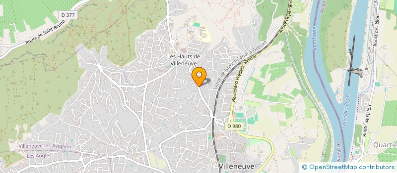 localisation de l'entreprise MONSIEUR JACQUES BENATTAR  VILLENEUVE-LES-AVIGNON