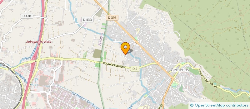 localisation de l'entreprise MONSIEUR JACQUES BENCHETRIT  GEMENOS