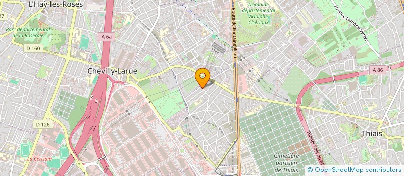 localisation de l'entreprise MONSIEUR JACQUES BENCHITRIT  CHEVILLY-LARUE