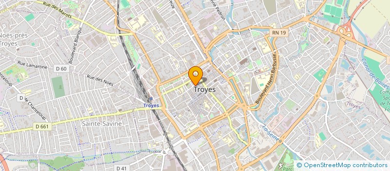 localisation de l'entreprise MONSIEUR JACQUES BENOIST  TROYES