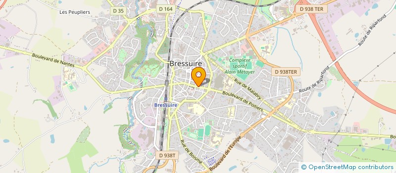 localisation de l'entreprise MONSIEUR JACQUES BENOIST  BRESSUIRE