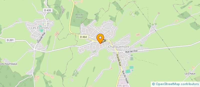 localisation de l'entreprise MONSIEUR JACQUES BERCOT  CHARQUEMONT