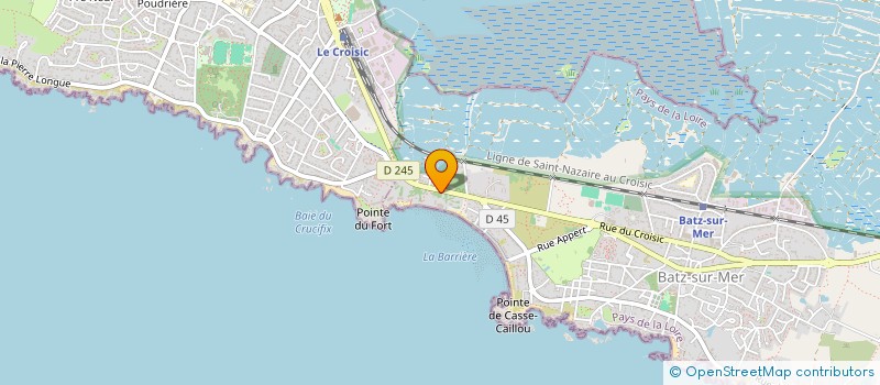 localisation de l'entreprise MONSIEUR JACQUES BERGAMINI  BATZ-SUR-MER