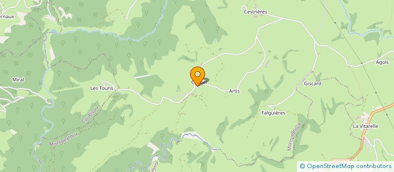 localisation de l'entreprise MONSIEUR JACQUES BERGEAU  MONTPEYROUX