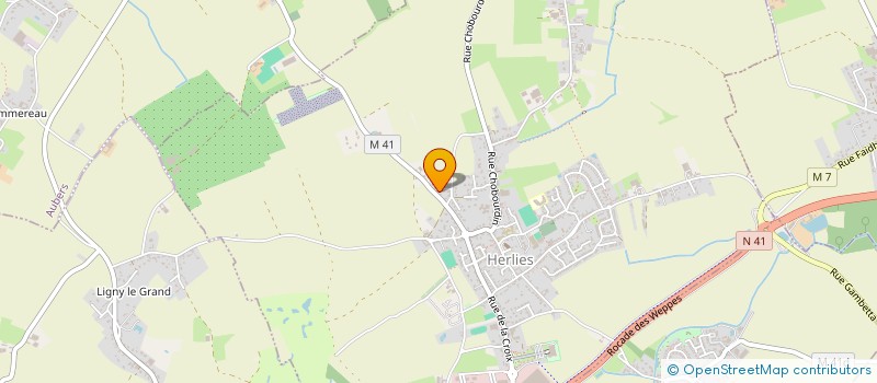 localisation de l'entreprise MONSIEUR JACQUES BERGER  HERLIES