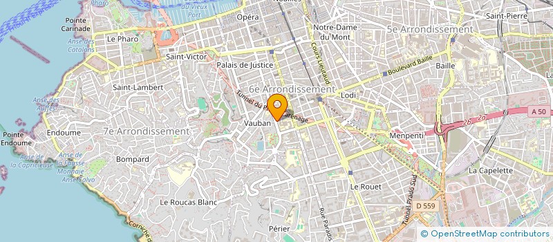 localisation de l'entreprise MONSIEUR JACQUES BERGEROT  MARSEILLE 6EME