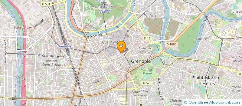 localisation de l'entreprise MONSIEUR JACQUES BERILLOUX à GRENOBLE