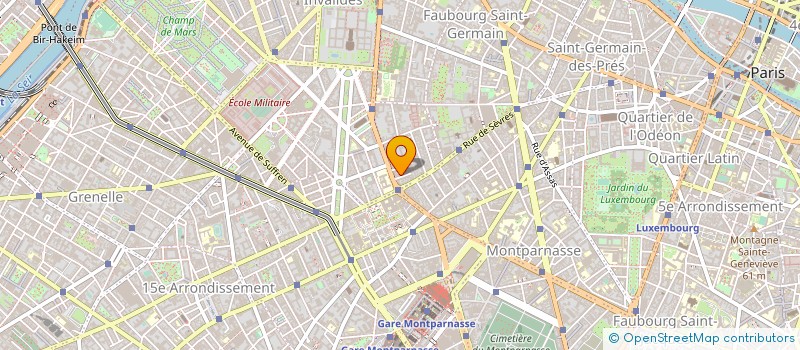 localisation de l'entreprise MONSIEUR JACQUES BERNAGEAU à PARIS