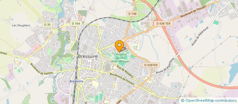 localisation de l'entreprise MONSIEUR JACQUES BERNARD  BRESSUIRE