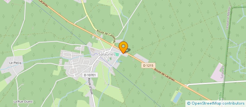 localisation de l'entreprise MONSIEUR JACQUES BERNARD  SALAUNES