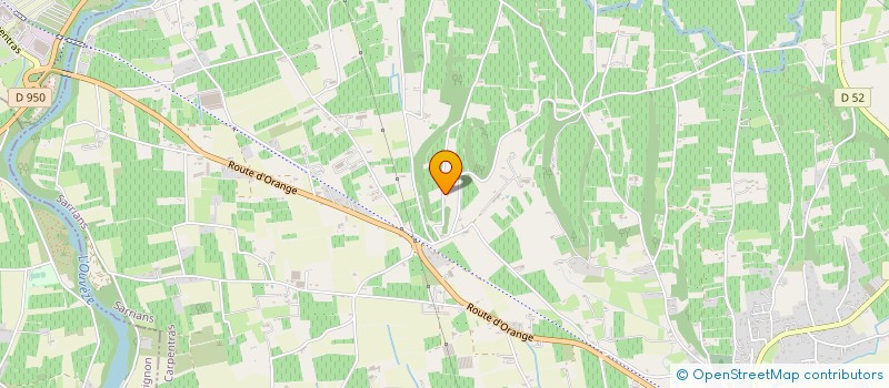 localisation de l'entreprise MONSIEUR JACQUES BERNARDI  SARRIANS