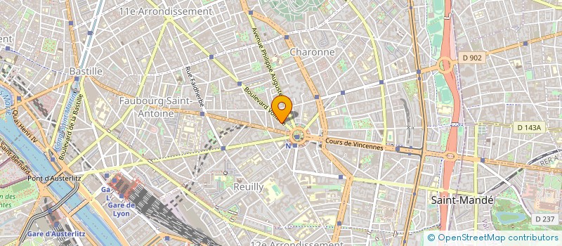 localisation de l'entreprise MONSIEUR JACQUES BERNARDIN à PARIS