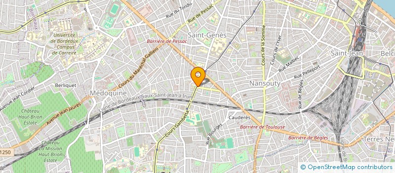 localisation de l'entreprise MONSIEUR JACQUES BERNOUX  TALENCE