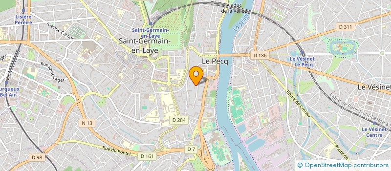 localisation de l'entreprise MONSIEUR JACQUES BERNSTEIN à LE PECQ