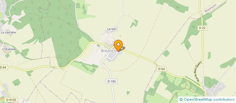 localisation de l'entreprise MONSIEUR JACQUES BERRIDGE  BREANCON