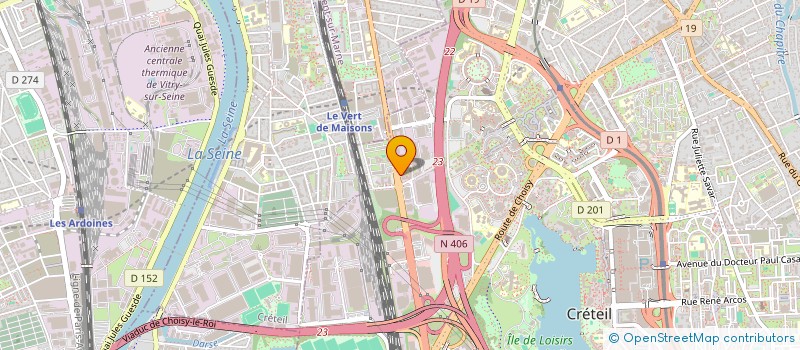 localisation de l'entreprise MONSIEUR JACQUES BERRIVIN  CRETEIL