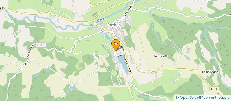 localisation de l'entreprise MONSIEUR JACQUES BERRUYER  ROYBON