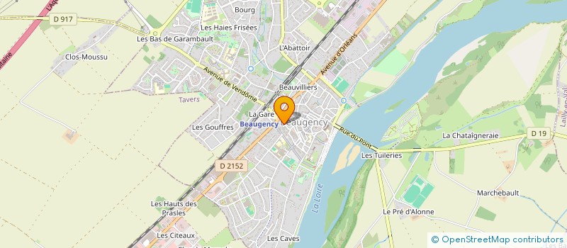 localisation de l'entreprise MONSIEUR JACQUES BERTHIER  BEAUGENCY