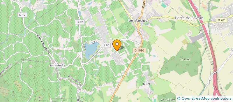 localisation de l'entreprise MONSIEUR JACQUES BERTHOLET  PORTE-DE-SAVOIE