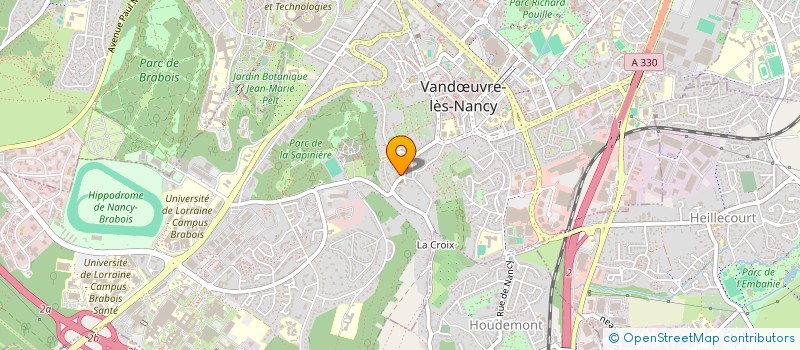 localisation de l'entreprise MONSIEUR JACQUES BERTHOLET  VANDUVRE-LES-NANCY