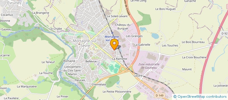 localisation de l'entreprise MONSIEUR JACQUES BERTIN à MORTAGNE-SUR-SEVRE