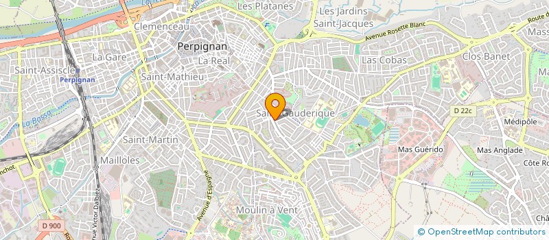 localisation de l'entreprise MONSIEUR JACQUES BERTO  PERPIGNAN