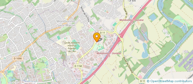 localisation de l'entreprise MONSIEUR JACQUES BERTOIN  MONTBONNOT-SAINT-MARTIN