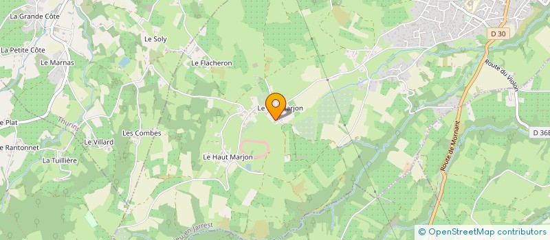 localisation de l'entreprise MONSIEUR JACQUES BERTOLONE  SOUCIEU-EN-JARREST