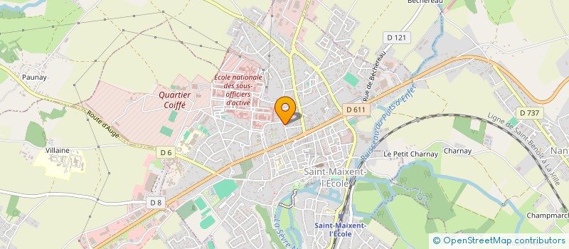 localisation de l'entreprise MONSIEUR JACQUES BERTON à SURGERES