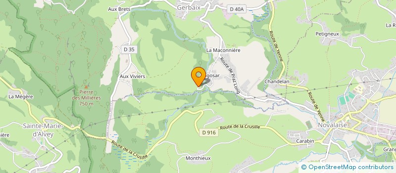 localisation de l'entreprise MONSIEUR JACQUES BESANCON  GERBAIX