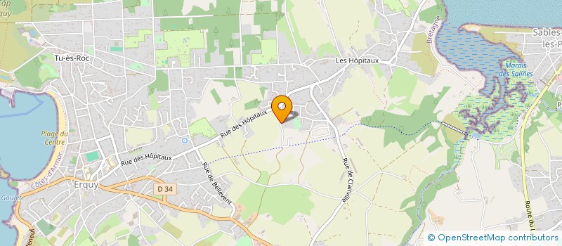 localisation de l'entreprise MONSIEUR JACQUES BESNARD à ERQUY