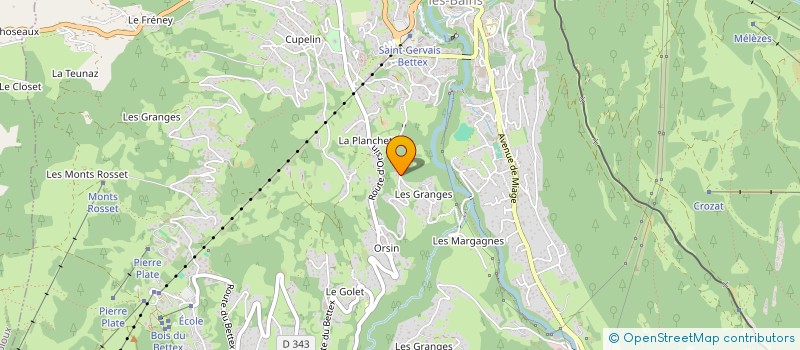 localisation de l'entreprise MONSIEUR JACQUES BESSAT à SAINT-GERVAIS-LES-BAINS