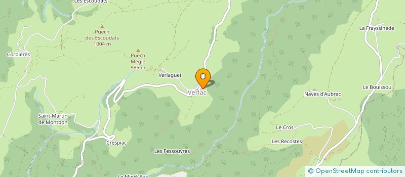 localisation de l'entreprise MONSIEUR JACQUES BESSON  SAINT GENIEZ D'OLT ET D'AUBRAC