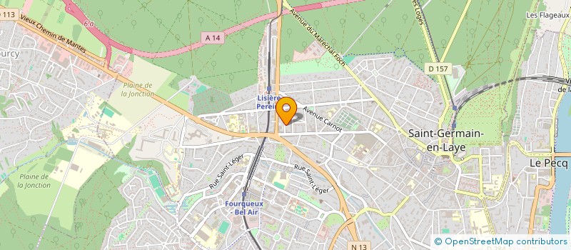 localisation de l'entreprise MONSIEUR JACQUES BESSON-MOREAU  SAINT-GERMAIN-EN-LAYE