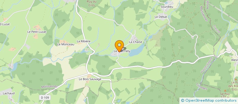 localisation de l'entreprise MONSIEUR JACQUES BETOLAUD  MOISSANNES