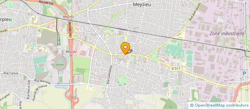 localisation de l'entreprise MONSIEUR JACQUES BETON à MEYZIEU